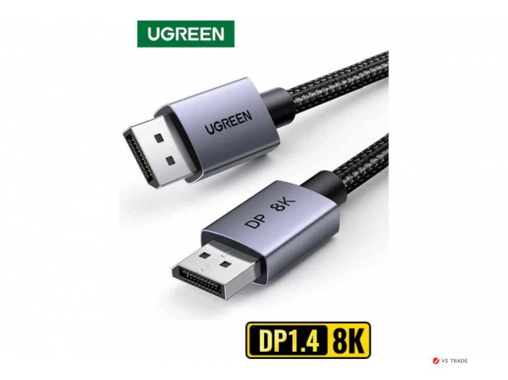 Кабель Ugreen DP120 DisplayPort 8K, 3m 25906