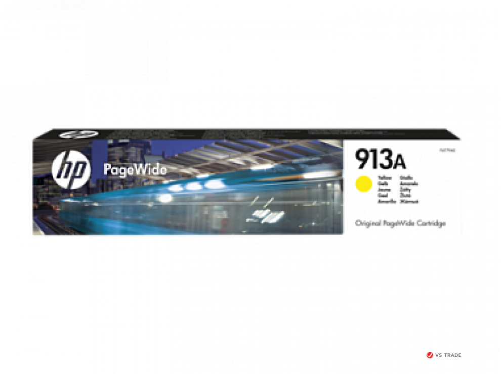 Картридж струйный HP F6T79AE 913A Yellow Original PageWide Cartridge