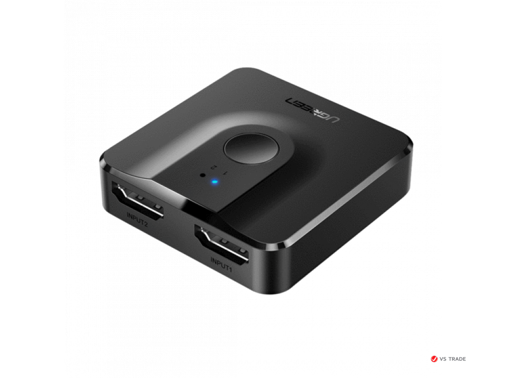 Переключатель UGREEN CM217 2 In 1 Out HDMI Switcher 4K@60Hz