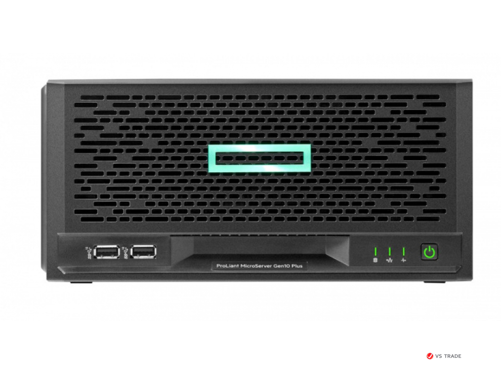 Сервер HPE P16006-421 MicroServer Gen10+ (1xXeon E-2224(4C-3.4G)/ 1x16GB/ 4 LFF nhp/ S100i SATA/ 4x1GbE/ 1x180W/ 1yw)