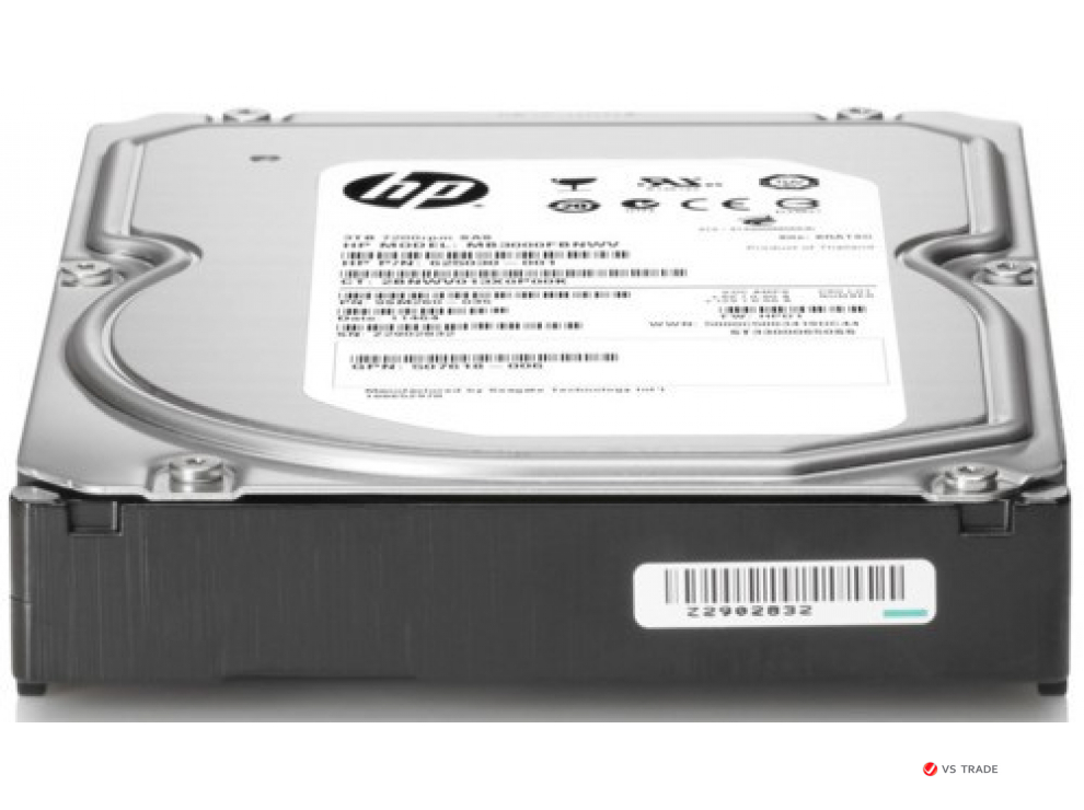 Жесткий диск 843266-B21 HPE 1TB 6G SATA 7.2K rpm LFF (3.5in) Non-hot Plug Entry 512e 1yr Warranty Hard Drive