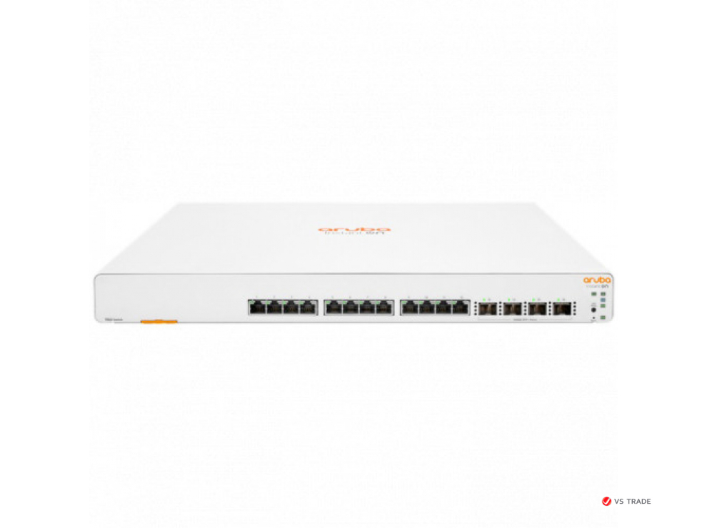 Коммутатор JL805A Aruba Instant On 1960 12XT 4XF Layer 2+ Switch, 1U (12xRJ-45 100/1000/10Gb ports, 4xSFP+ 10G ports)
