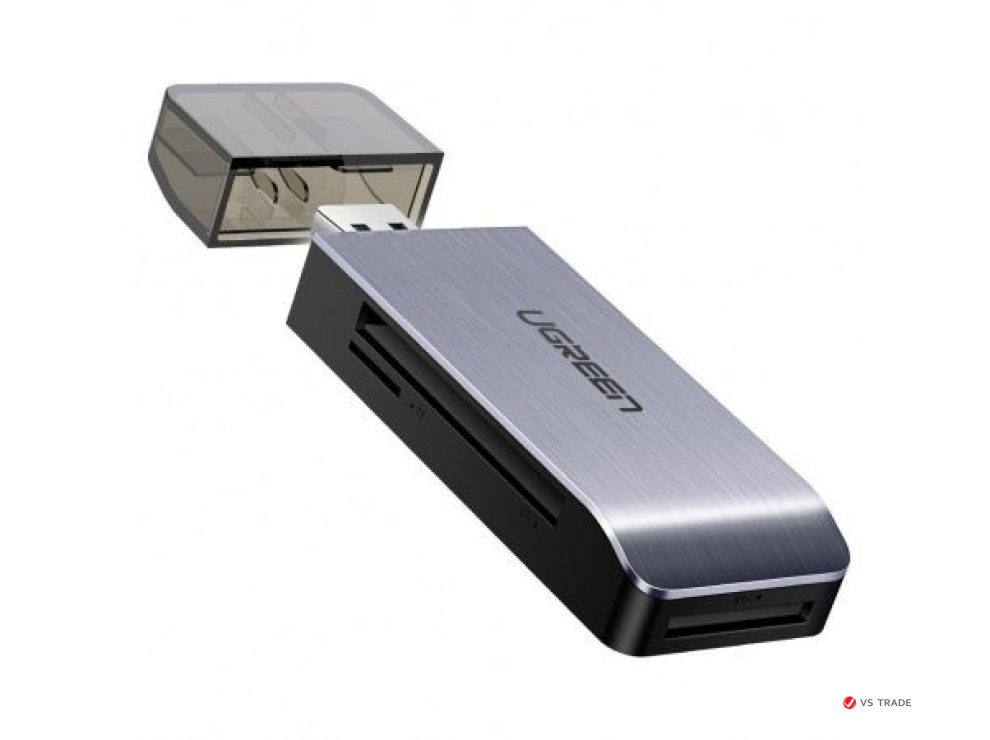 Картридер UGREEN CM180 4-In-1 USB 3.0 AF/SD/MS/CF 50541