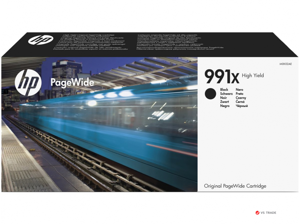 Картридж струйный HP 991X M0K02AE, черный, совместимые продукты HP PageWide Pro 750dn 750dw 772dn 772zt 777hc 777z