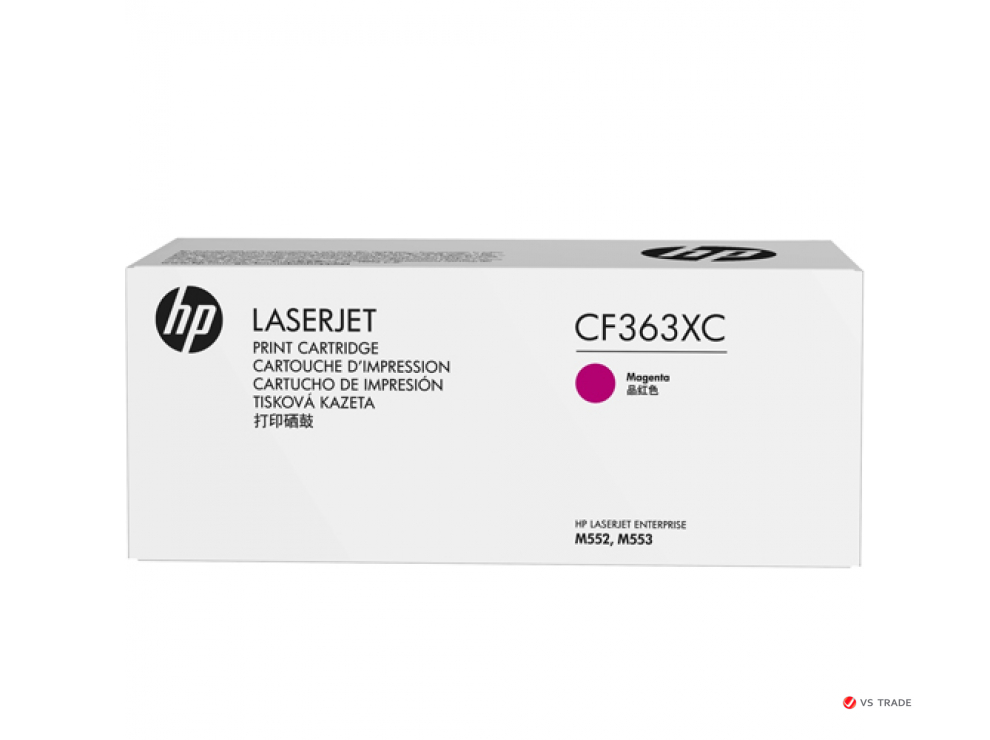 Картридж лазерный HP LaserJet 508X CF363XC, пурпурный, Color LaserJet Enterprise M552/553/557