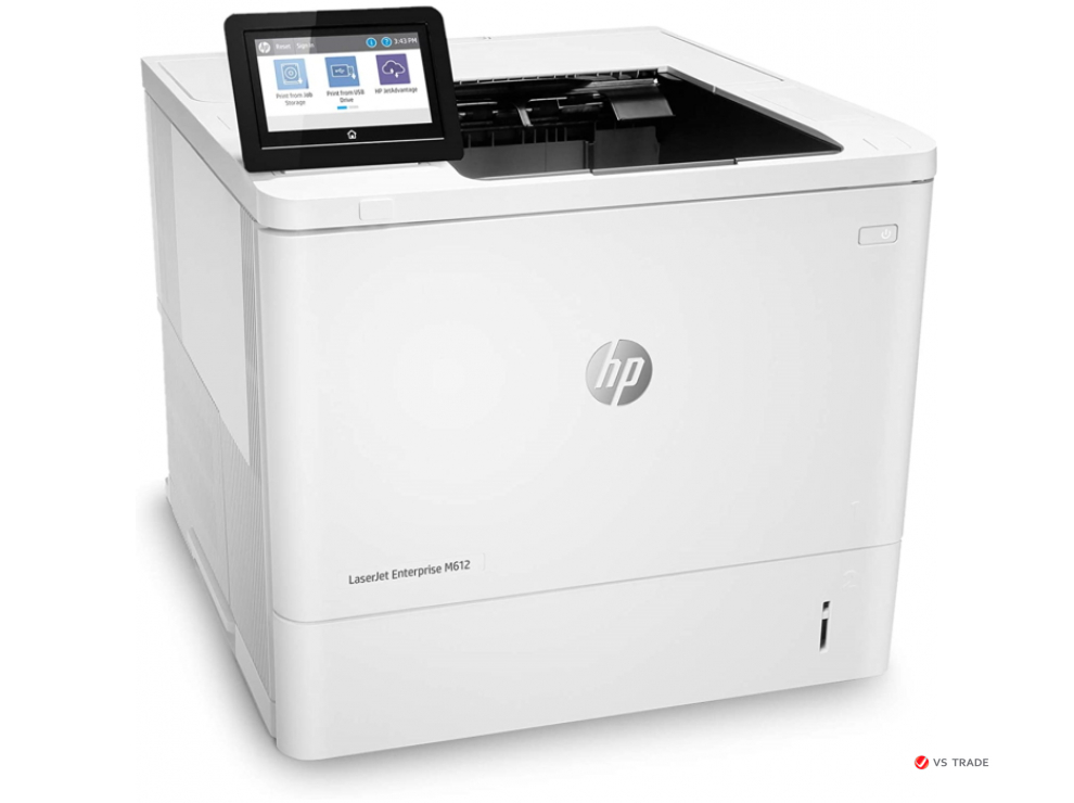 Принтер лазерный HP LJ Enterprise M612dn 7PS86A, A4, 1200x1200 dpi, 71 ppm, Ethernet, USB 2.0