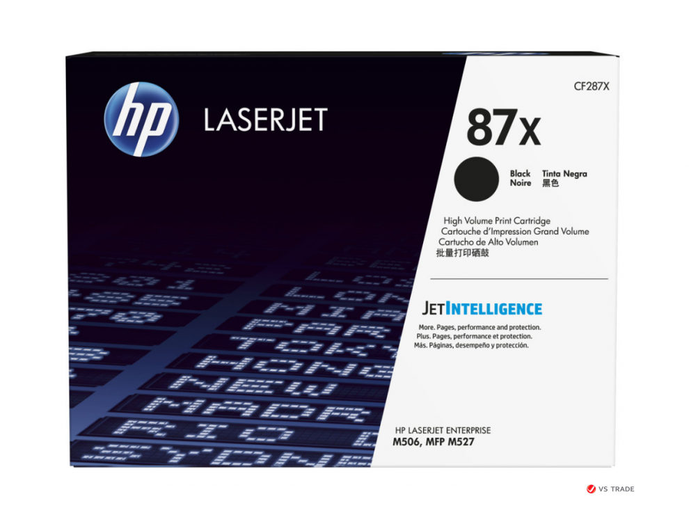 Лазерный картридж HP Inc 87X CF287X черный