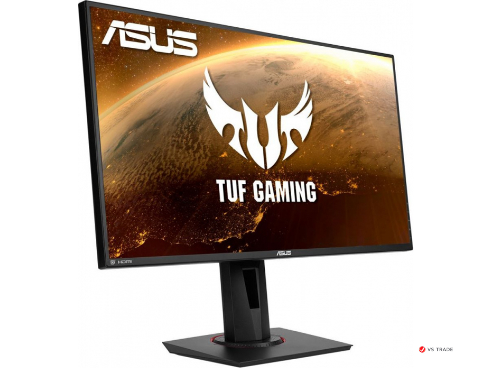 Монитор ASUS VG279QR IPS,27",16:9 FHD (1920x1080x165Hz),300cd/m2,1000:1,178/178,1ms,2xHDMI,DP,Sp 2W,Gaming,Black