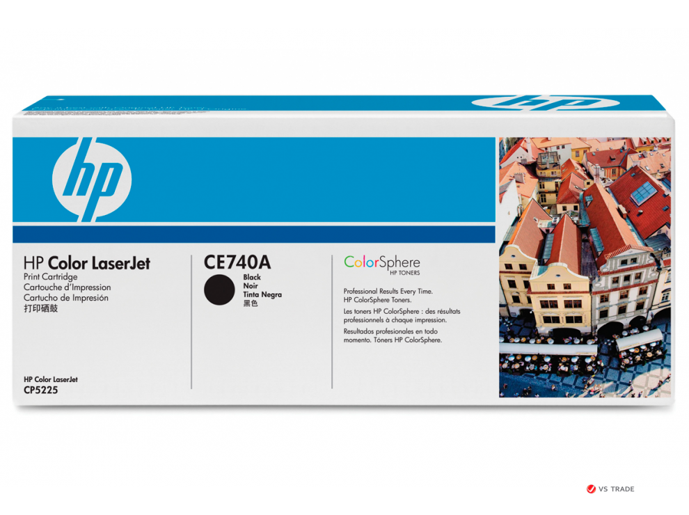 Картридж HP CE740A Black Print Cartridge for HP LaserJet CP5225, up to 7000