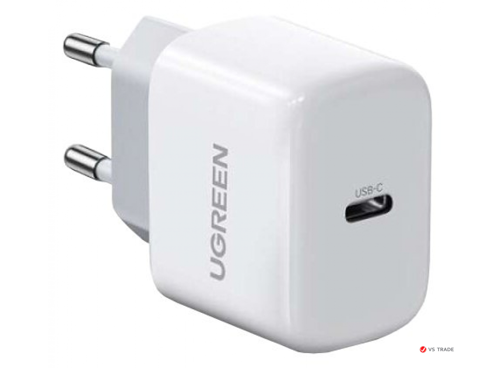 Зарядное устройство Ugreen CD241 Mini USB-C 20W PD Charger, 10220