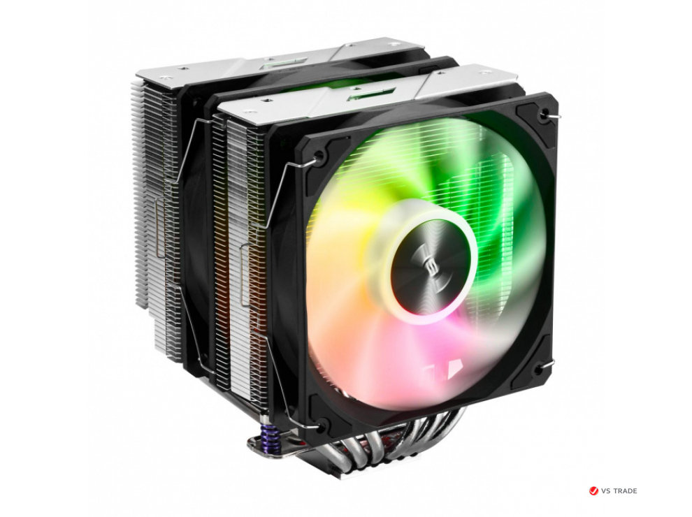 Кулер FSP MP7 support 1700, 1851, AM5, TDP 280W, 6mm x 6PCS with Copper base plate, RGB, Silver