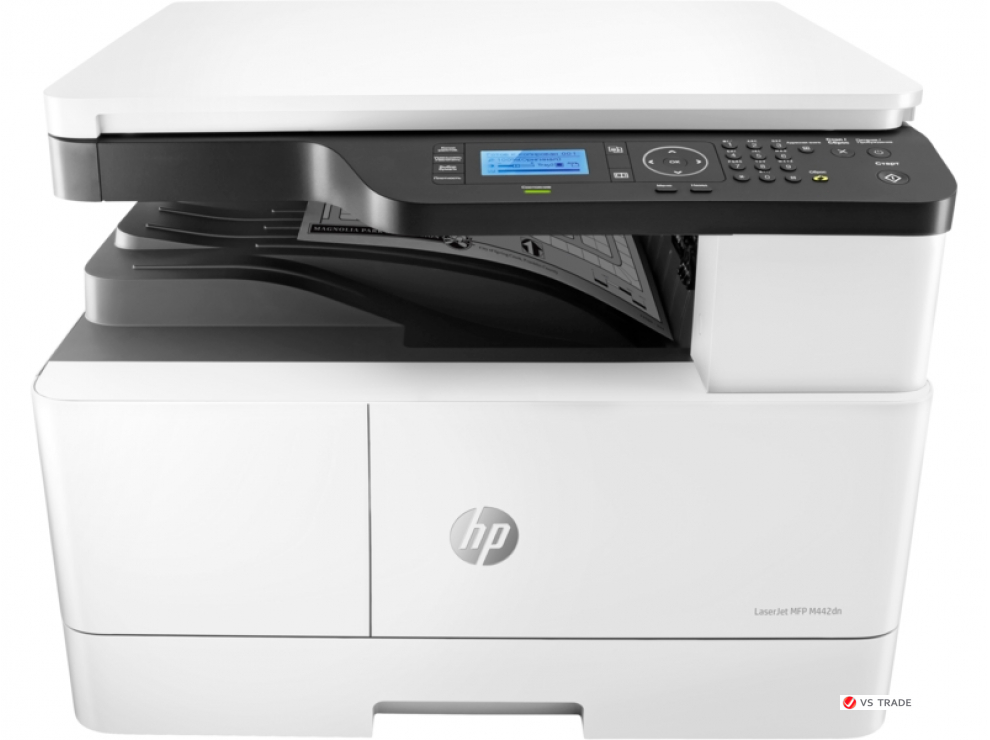 Лазерное ЧБ МФУ HP LaserJet M442dn 8AF71A, A3, 1200x1200 dpi, 24 ppm, Ethernet, USB 2.0, no ADF