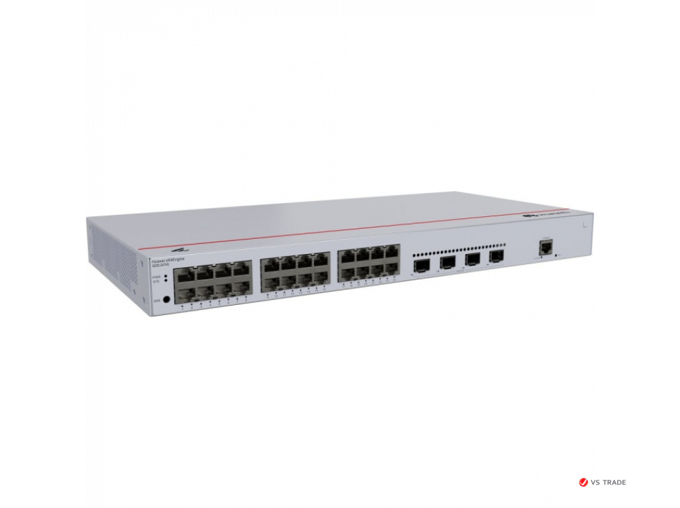 Коммутатор Huawei S220-24T4X (L2, 24*10/100/1000BASE-T ports, 4*10GE SFP+ ports, AC power)