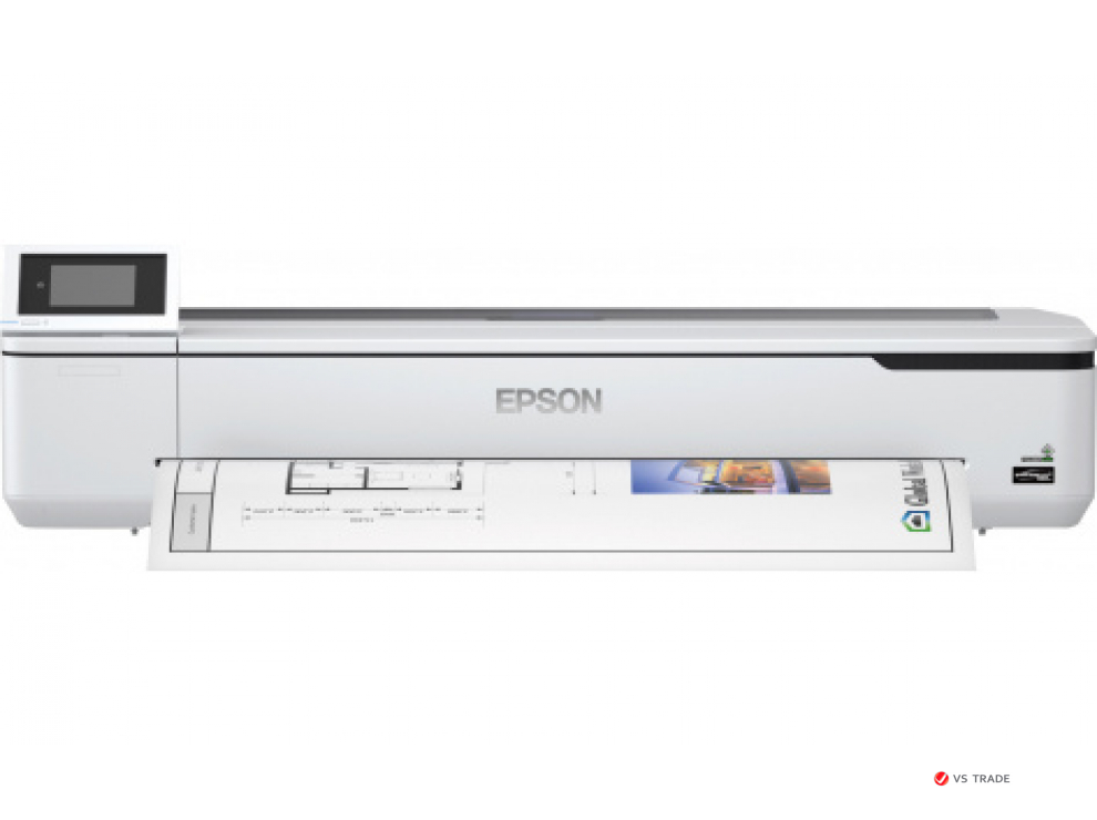 Плоттер Epson SureColor SC-T5100N C11CF12302A0, печать A0+ (2400x1200 dpi), USB 3.0, Gigabit ethernet interface, Wi-Fi