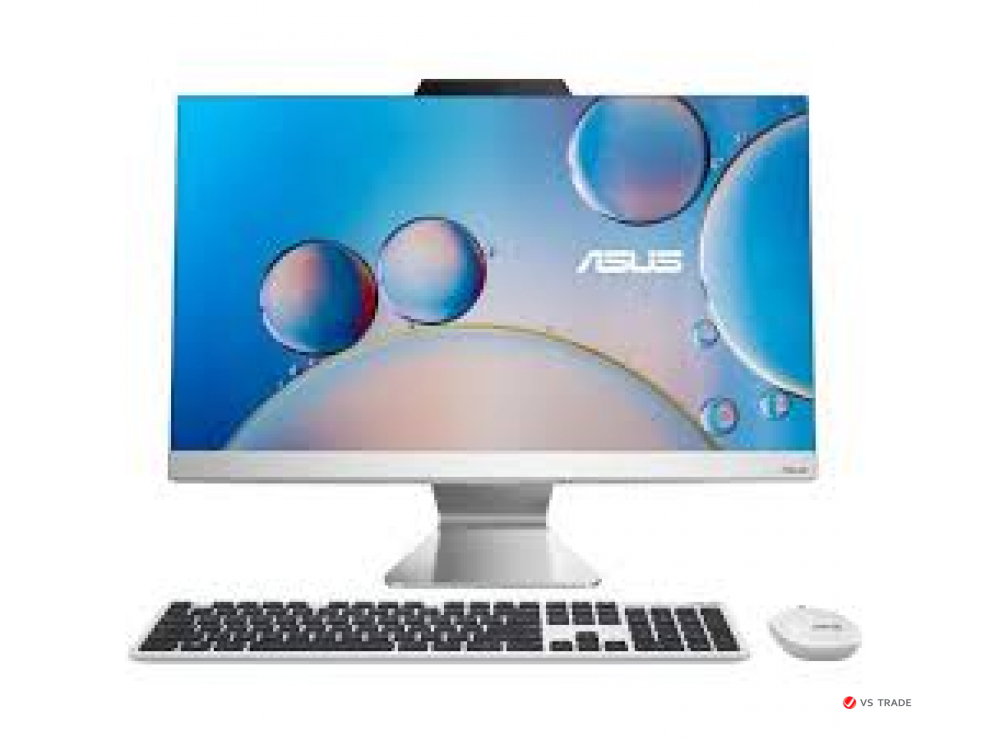 Моноблок ASUS E3402WBA-WA001M/White/23.8 FHD/I3-1215U/8GB/512GB PCIE G3 SSD/Wi-Fi 6 + BT 5.3/720p HD/90W/WD kb/ms/DOS