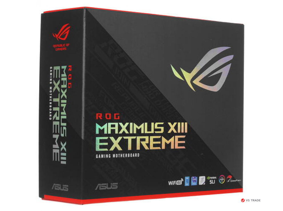 Сист. плата ASUS ROG MAXIMUS XIII EXTREME, Z590, 1200, 4xDIMM DDR4, 2xPCI-E x16, PCI-Ex4, M.2, 6xSATA, WIFI6,DP,HDMI,BOX