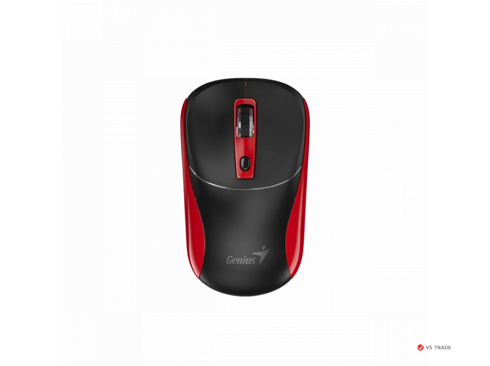 Беспроводная мышь Genius NX-7123 BLK+Red 2.4Ghz/1200dpi/Copilot/31030043402