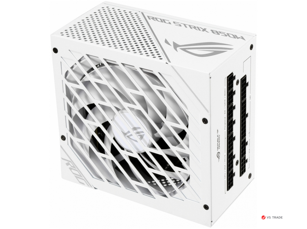 Блок питания ROG Strix 850W ATX12V/13.5cm/EU/80+Gold, Full modular, ROG-STRIX-850G-WHITE