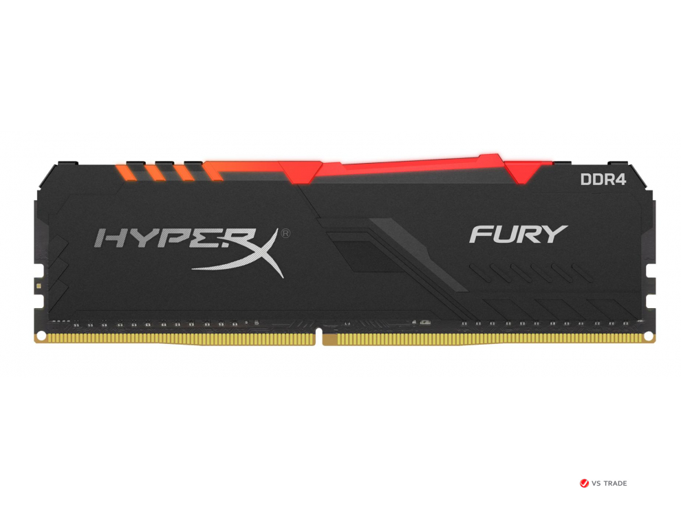 ОЗУ Kingston HyperX Fury RGB 8Gb/3200MHz CL16, 1.35V, HX432C16FB3A/8