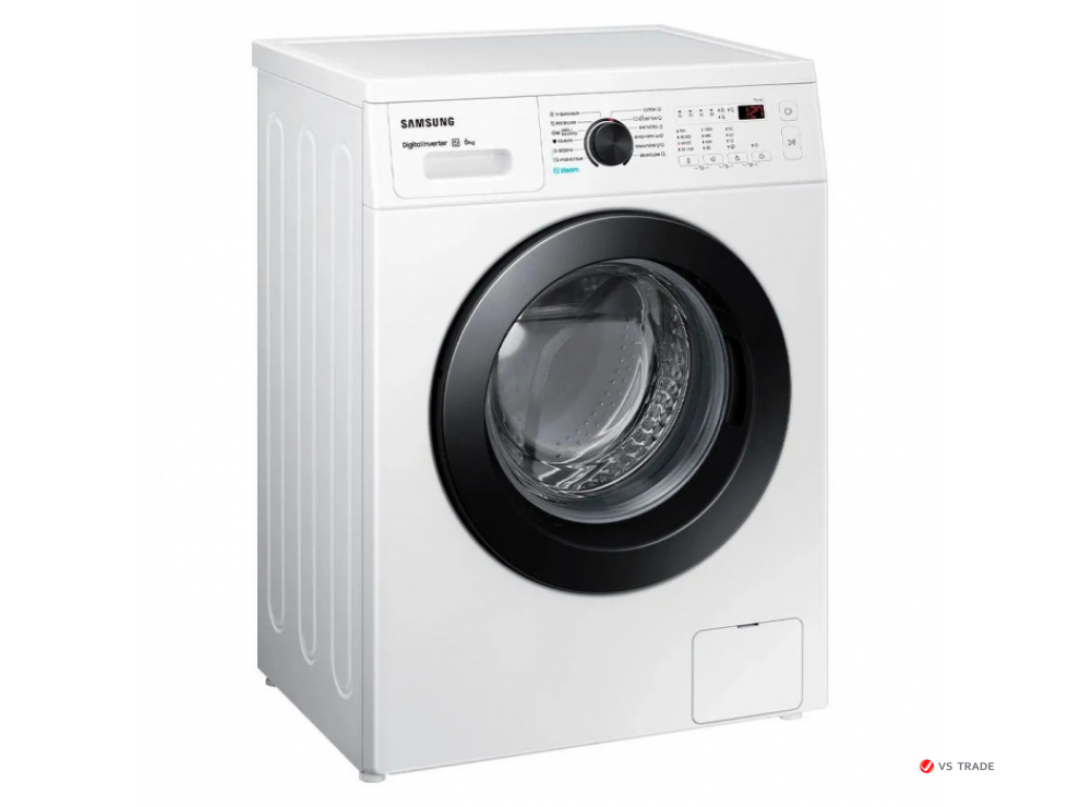 Стиральная машина Samsung, 6 кг, глубина 45 см, White WW60AK4S00CELT