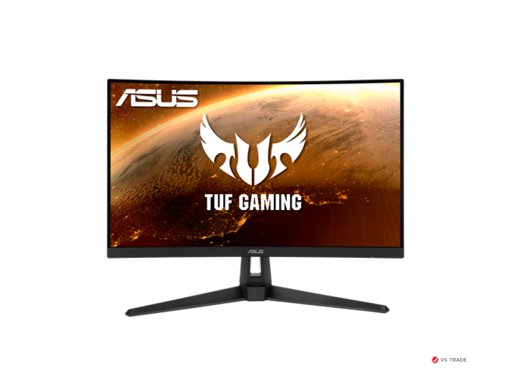 Монитор ASUS VG27VH1B 27" VA, 16:9 FHD (1980x1080x165Hz),250cd/m2,3000:1,178/178,1ms,HDMI,VGA,Sp 2W,1500R,Black