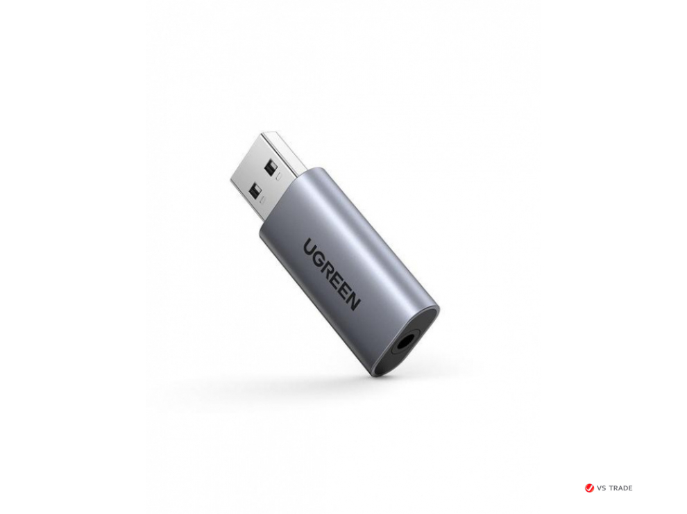 Адаптер UGREEN CM383 USB 2.0 to 3.5mm Audio Adapter