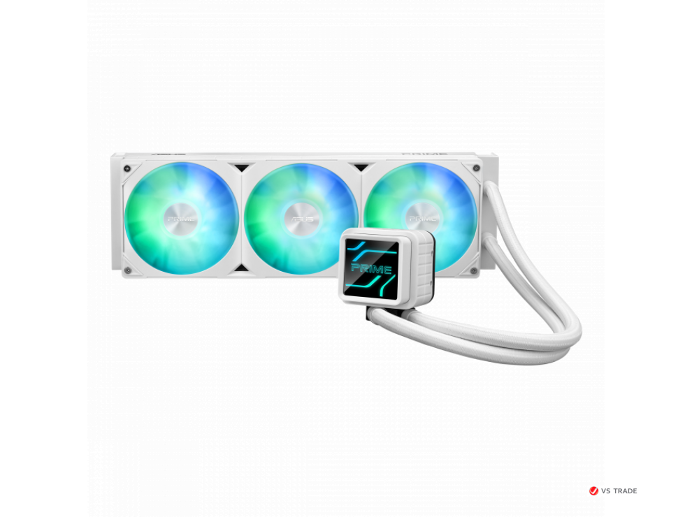 СЖО ASUS PRIME LC 360 ARGB WHITE, 360mm, ARGB Fans, Cooper PUMP, BOX