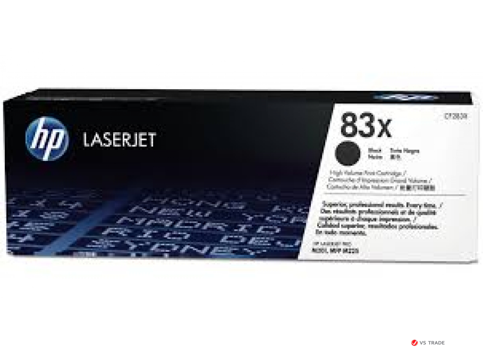 Картридж лазерный HP CF283X LaserJet Pro M201dw/M201n/M225dn/M225dw/M225rdn, 2200стр., 83X