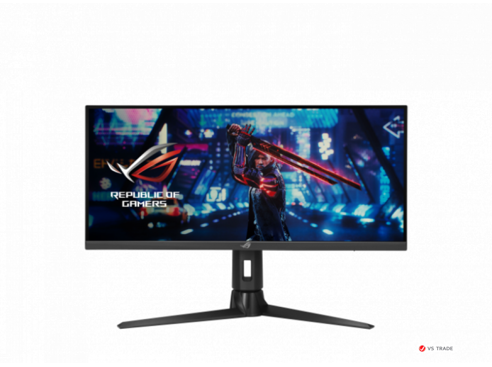 Монитор ASUS XG309CM 29.5" IPS,21:9 (2560x1080x220Hz),300cd/m2,1000:1,178/178,1ms,HDMI,DP,Sp2W,USB Hub,G-SYNC,HDR10