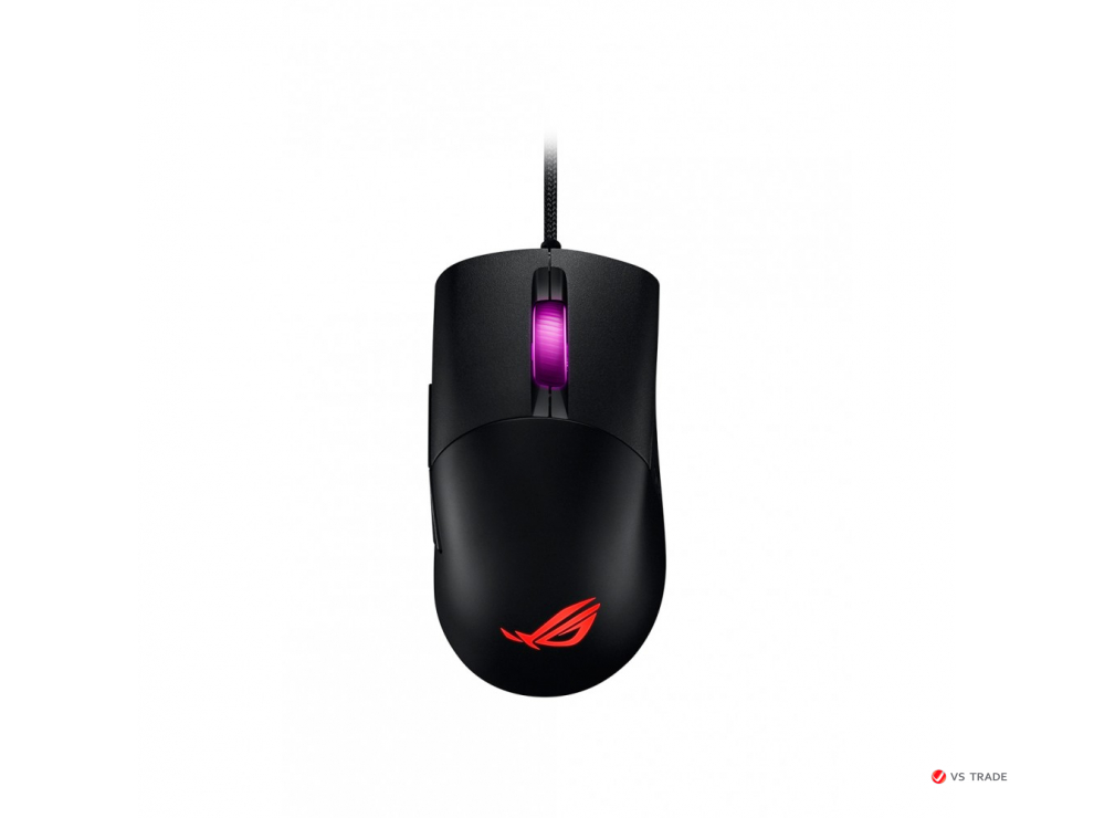 Мышь оптическая проводная ASUS P509 ROG KERIS 90MP01R0-B0UA00,16000 dpi, 6 кнопок, push-fit, мягкий кабель