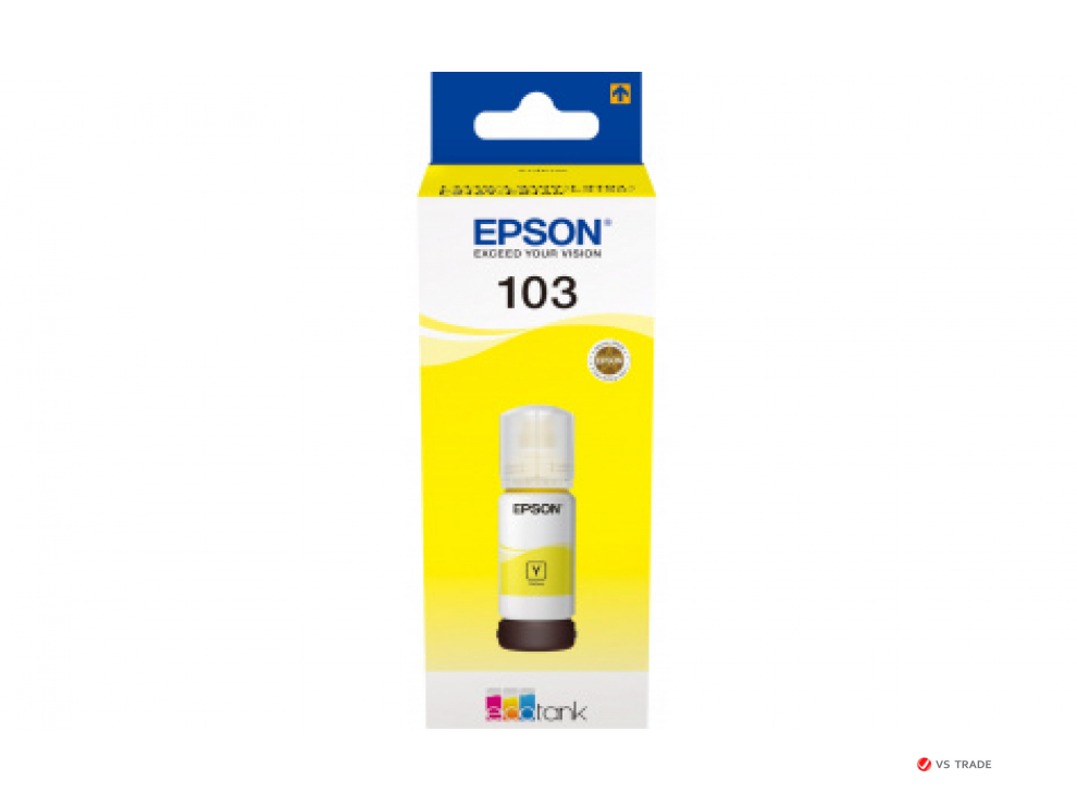 Контейнер с желтыми чернилами Epson C13T00S44A 103 EcoTank Yellow ink bottle