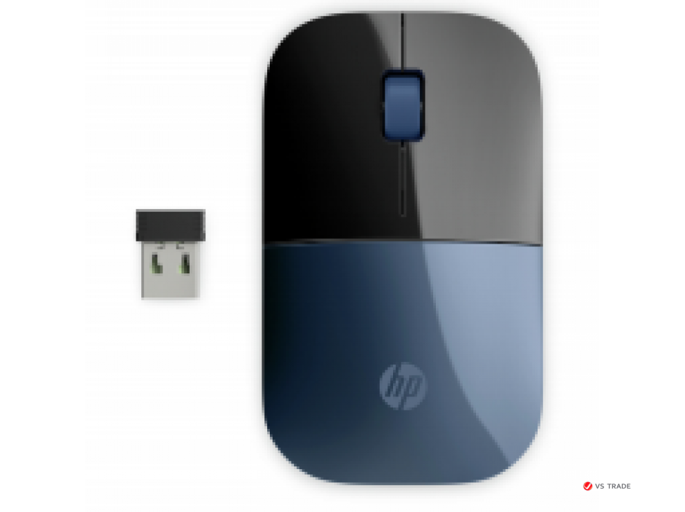 Мышь беспроводная HP 7UH88AA, Z3700, синяя