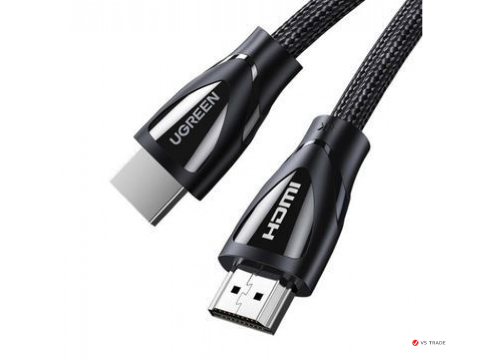 Кабель Ugreen HD140 HDMI A M/M Cable with Braided, 1,5m, 80402