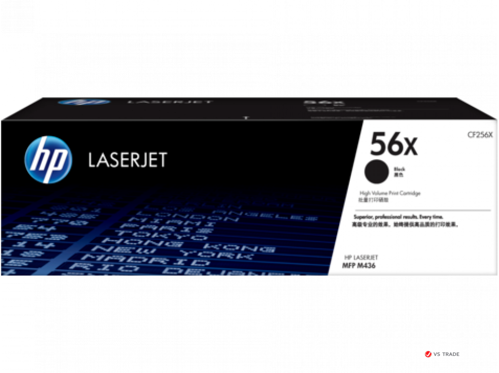 Картридж лазерный HP CF256X, 56X  для HP LaserJet M436dn/ M436n/M436nda, 13700 стр., увеличенная ёмкость, черный,