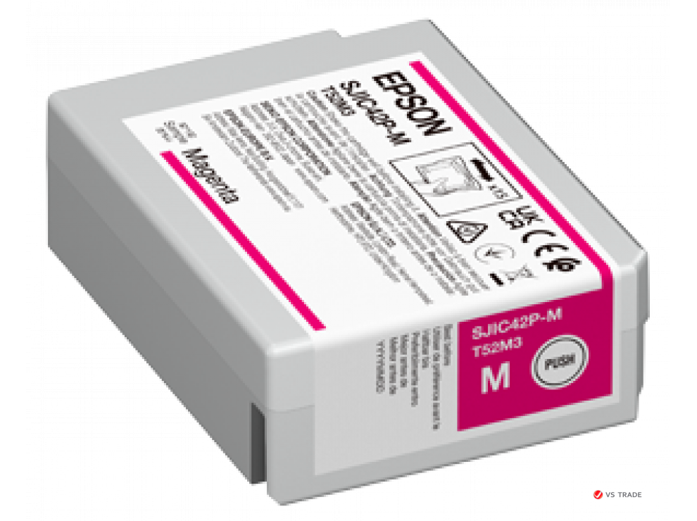 Картридж Epson C13T52M340 SJIC42P-M Ink cartridge for ColorWorks C4000e ( Magenta)