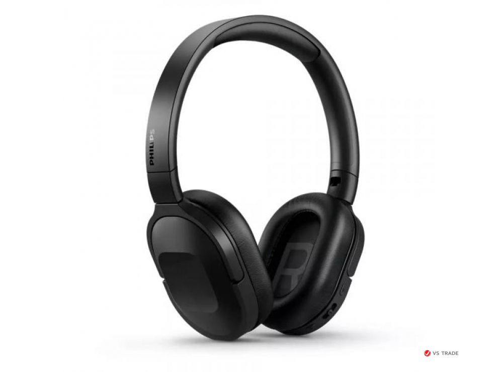 Наушники беспроводные полноразмерные PHILIPS TAH6506BK/00 Bluetooth 5.0 (SBC)/сверхбыстрая зарядка