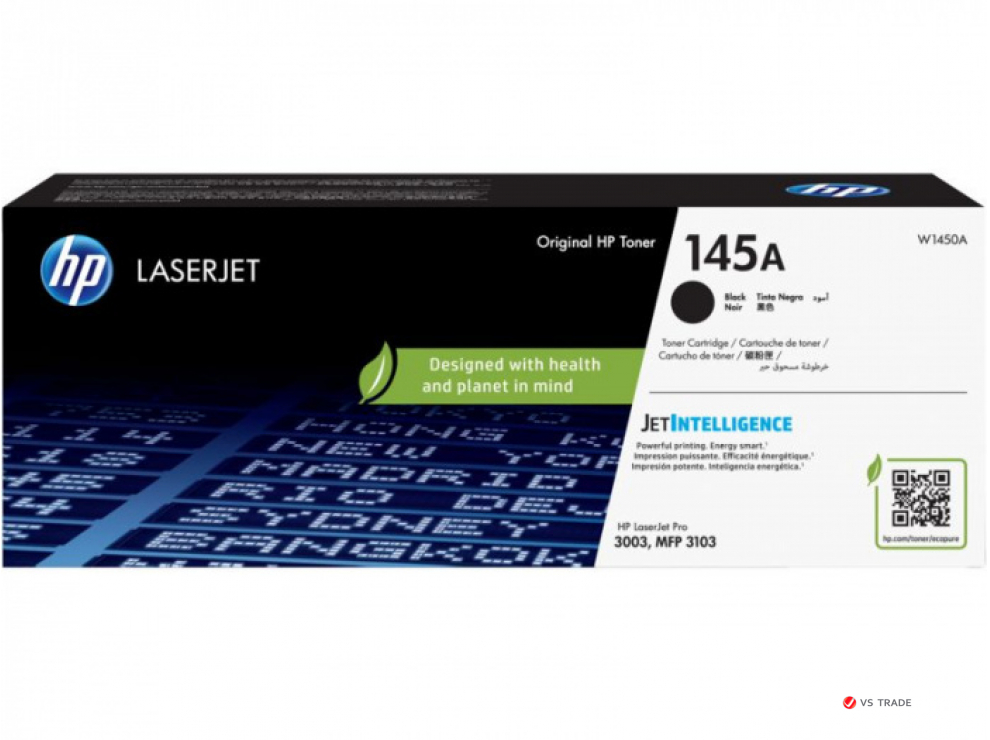 Картридж лазерный HP W1450A 145A Black LaserJet Toner, на 1700 страниц