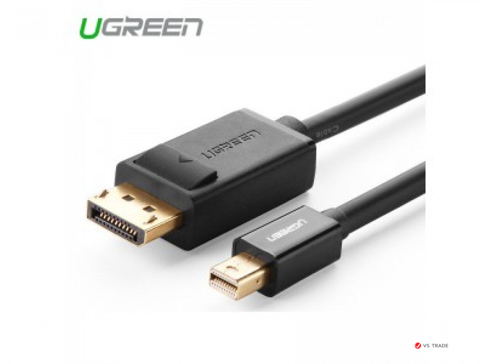 Кабель UGREEN MD105 Mini DP to DP Cable 1.5m (Black)