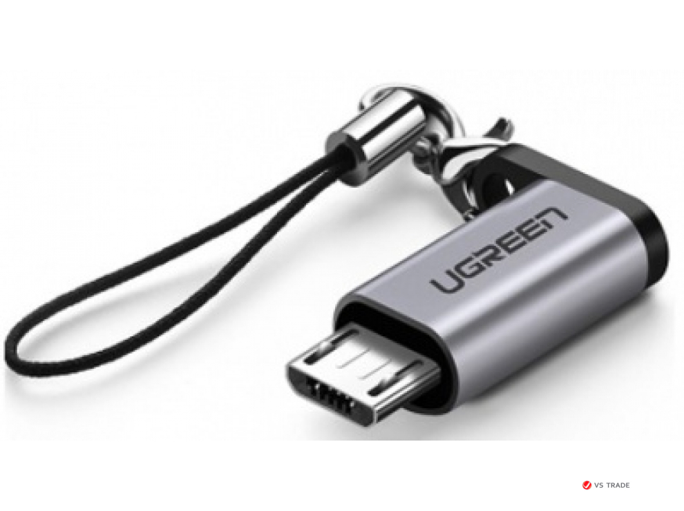 Адаптер Ugreen US282 Micro USB Male To USB-C Female Adapter, 50590