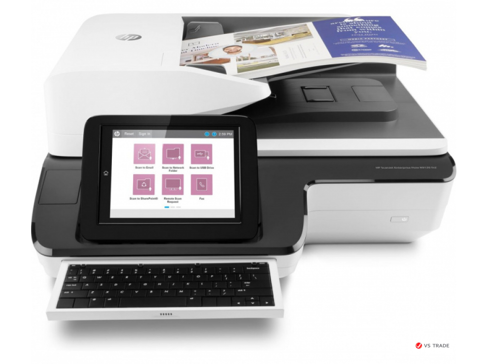 Сканер HP ScanJet Enterprise Flow L2763A_S, N9120fn2, А3, 600dpi, 24bit, USB 2.0