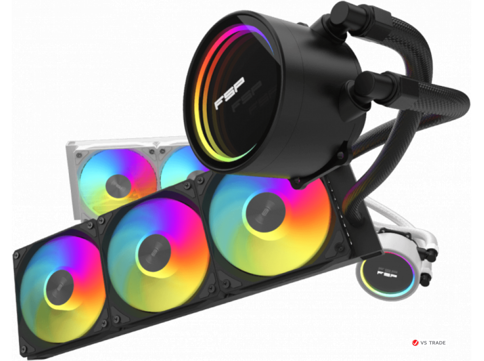СЖО FSP AE36-B FSP, 360mm, support LGA1700/1851, AM5, RGB, Black