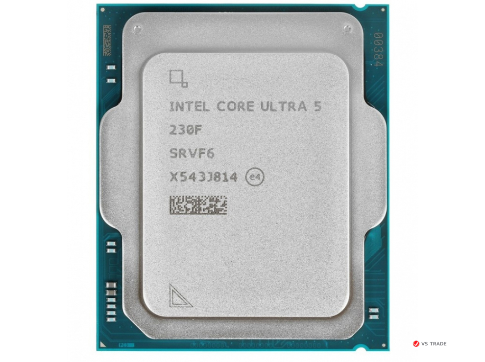 Процессор Core Ultra 5 230F, 10C/10T, base 3.4GHz, 5GHz Turbo, 24Mb L3, TDP65W, AT807680676F