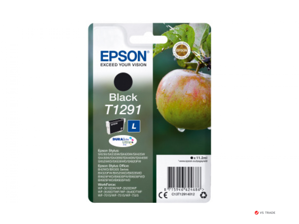 Картридж струйный Epson C13T12914012 Black for SX420W/BX305F new