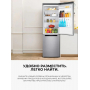 Холодильник Samsung (высота 1850 мм, 230 л, 98 л, Бежевый) RB33A32N0EL/WT