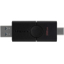 USB- Flash Kingston 32Gb, DataTraveler Duo, USB 3.2 Gen1 + Type-C, DTDE/32GB, Black