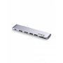 Конвертер Ugreen CM356 Dual USB-C To 2*USB 3.0 A+USB-C Female+ 2*HDMI+TF/SD Converter Gray, 80548