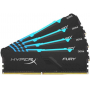 ОЗУ Kingston Hyper X Fury RGB 128Gb (32x4)/3600 CL18, 1.35V, HX436C18FB3AK4/128