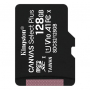 Карта памяти Kingston 128GB microSDXC Canvas Select Plus 100R A1 C10 Single Pack w/o Adapter, SDCS2/128GBSP