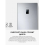 Холодильник Samsung (высота 2010 мм, 269 л, 98л, Титановый) RB37A5200SA/WT