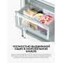 Холодильник Samsung (высота 1780 мм, 214 л, 118л, Серебристый) RB30A30N0SA/WT